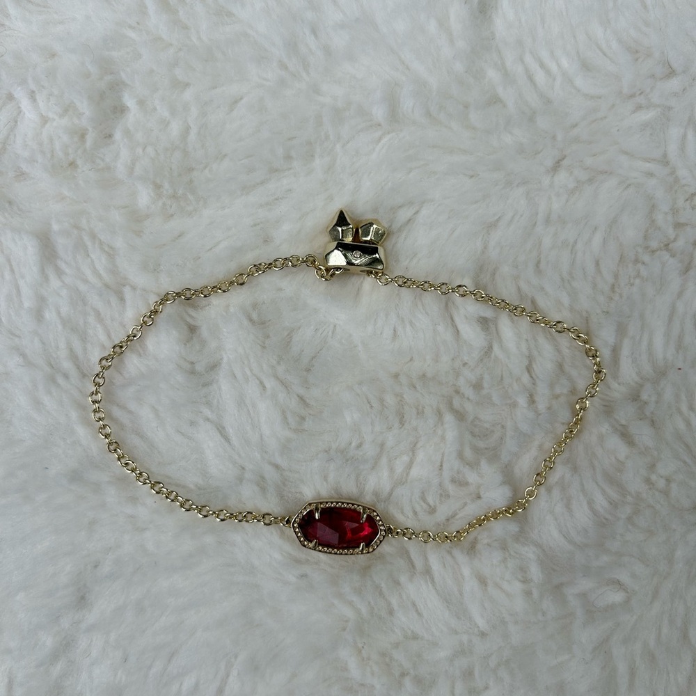 Kendra Scott Bracelet Red and Gold